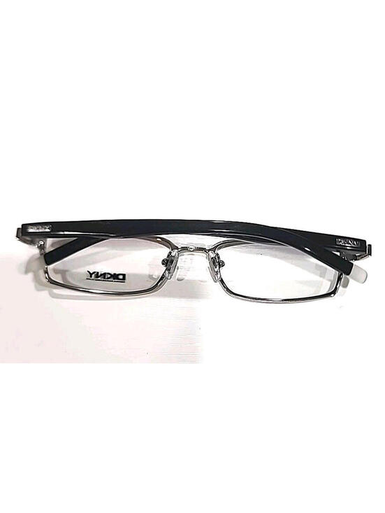 DKNY DY5515 1002 Silver Black Rectangle Eyeglasses 50-17 130 main image 5